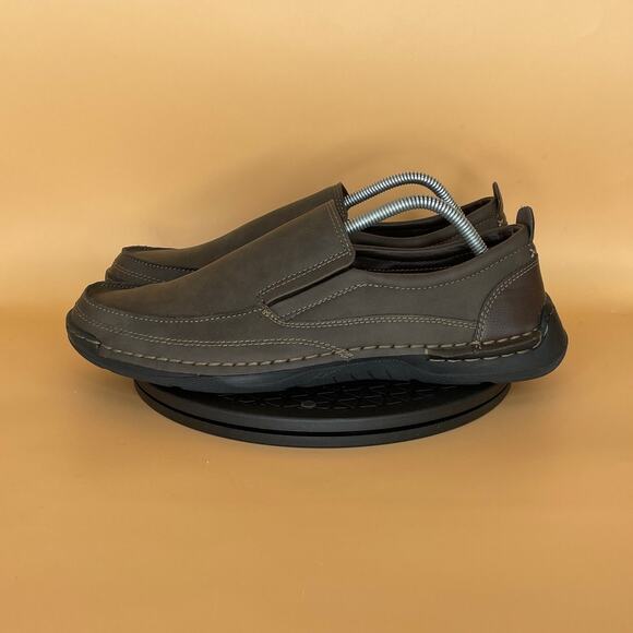 Izod Other - Mens Izod Thomas Memory Foam Slip On Loafers Size 10.5 Brown